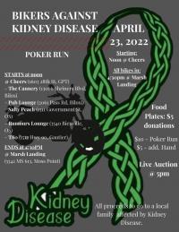 Kidney disease support poker run