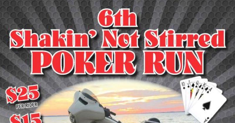 6th Shakin' Not Stirred Poker Run for Parkinson's Disease