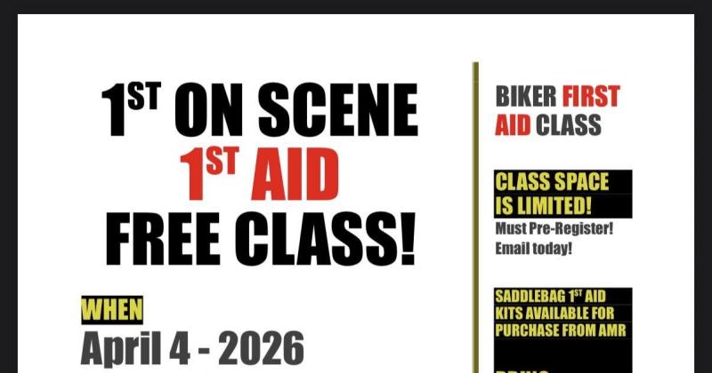 1st on Scene 1st Aid for Bikers