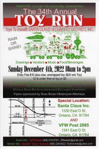 ABATE 34th Annual Toy Run