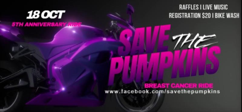 2025 Save the Pumpkins Breast Cancer Ride