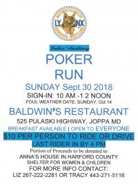 Lynx MC Ladies Auxiliary Poker Run