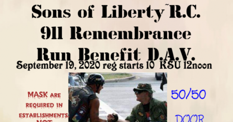 911 Remembrance Run Benefit DAV