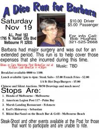 A fundraising run for Barbara