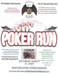 The 5th Annual Poker Run 