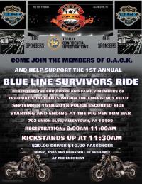 Blue Lines Survivor Ride