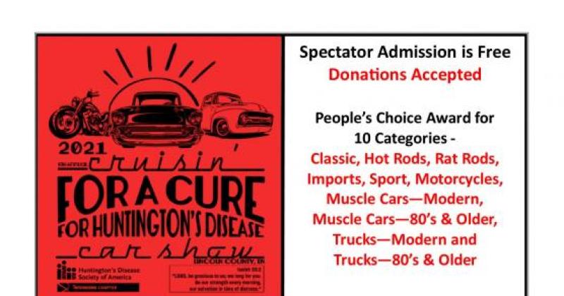 6th Annual Cruisin' For A Cure For Huntington's Disease 
