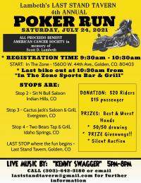 4th Annual Last Stand Tavern Poker Run