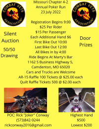 CVMA 4-2 Annual Poker Run