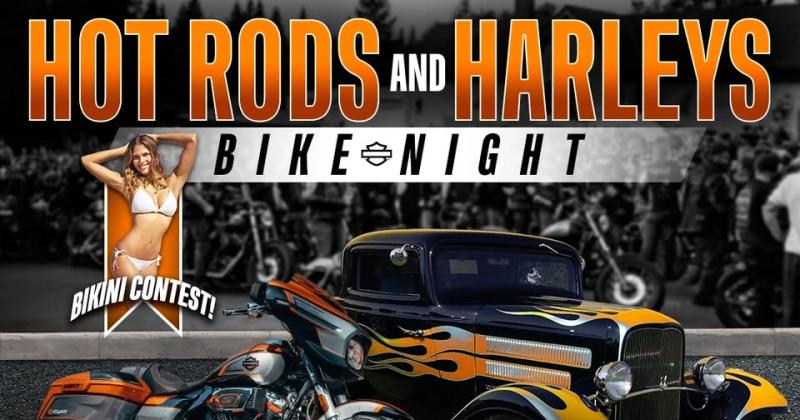 Hot Rods & Harleys Bike Night