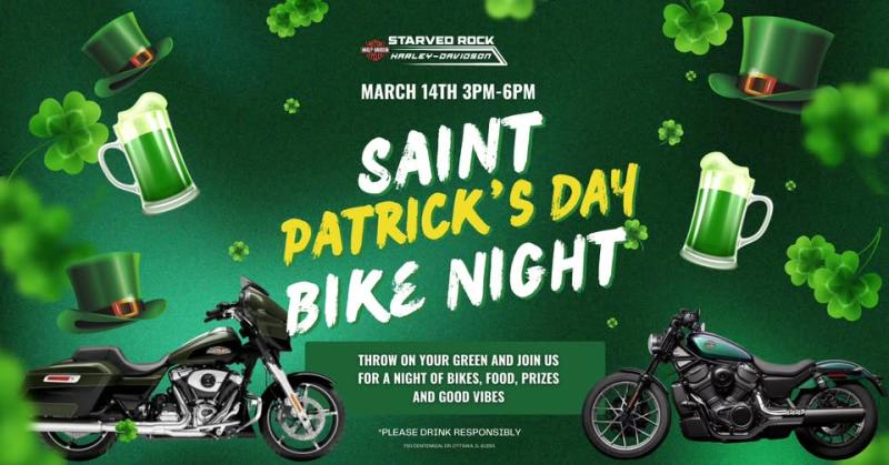 St. Patricks Bike Night at Starved Rock Harley-Davidson
