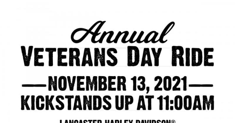 Annual Veterans Day Ride