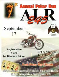 American Legion Riders 7th Annual Poker Run