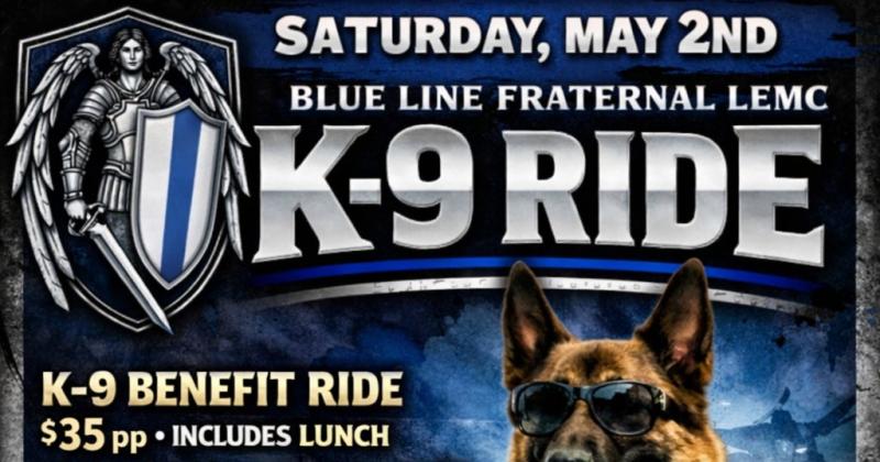 5th Annual Blue Line Fraternal Police K-9 Benefit Ride