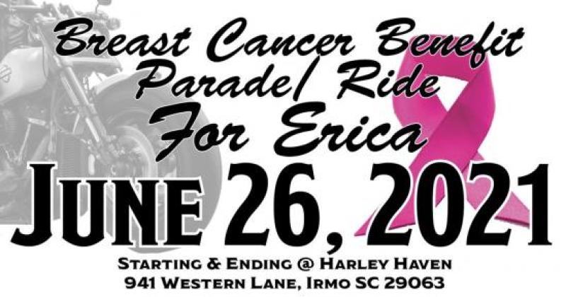 Breast Cancer Benefit Parade Ride for Erica 