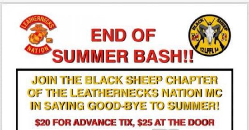 Leathernecks Nation MC Black Sheep Chapter End Of Summer Bash
