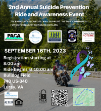 Suicide Prevention Motorcycle Ride