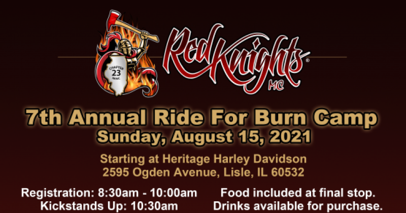Red Knights IL 23 7th Annual Ride For Burn Camp