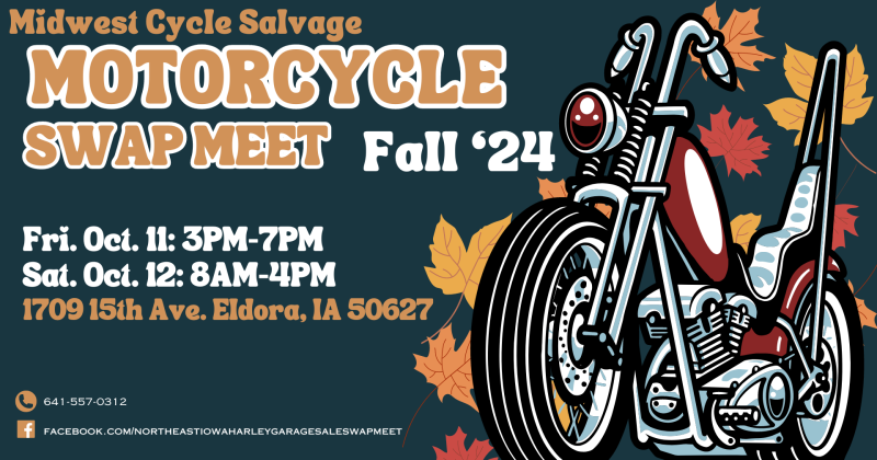 Midwest Cycle Salvage Motorcycle Swap Meet Fall 2024