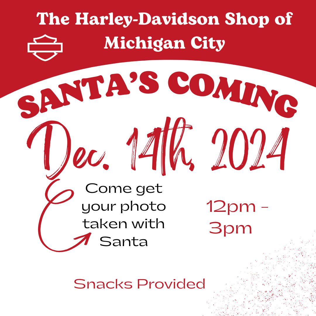 Photos with Santa @ The Harley-Davidson Shop of Michigan City