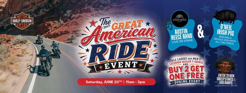 The Great American Ride Event at Timms Harley-Davidson