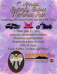 1st Annual Butterfly Babies Memorial Ride