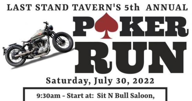 5th Annual Last Stand Tavern Poker Run benefitting the American Stroke Assoc.