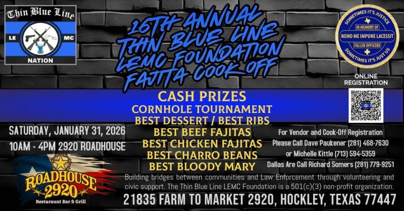 Thin Blue Line LEMC Foundation Fajita Cook-Off