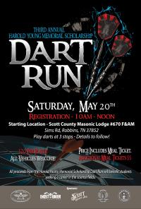 3rd Annual Harold Young Memorial Scholarship Dart Run