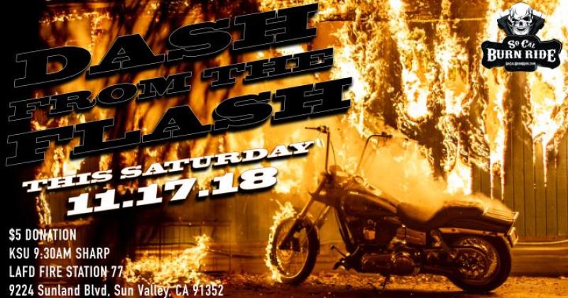 Dash From the Flash: Relief Ride for the Woolsey & Hill Fires