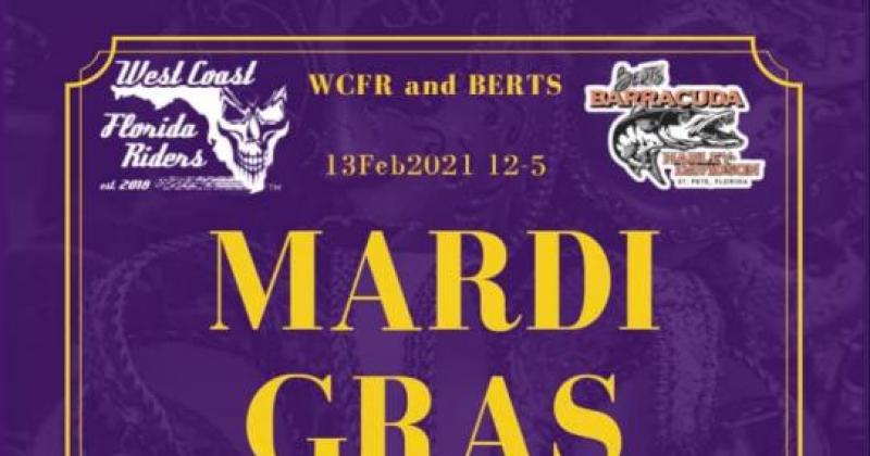 Berts Barracuda/WCFR Mardi Gras Party