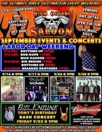 High Octane Saloon Tony's Birthday Bash Concert