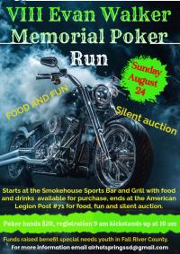 VIII Evan Walker Memorial Poker Run