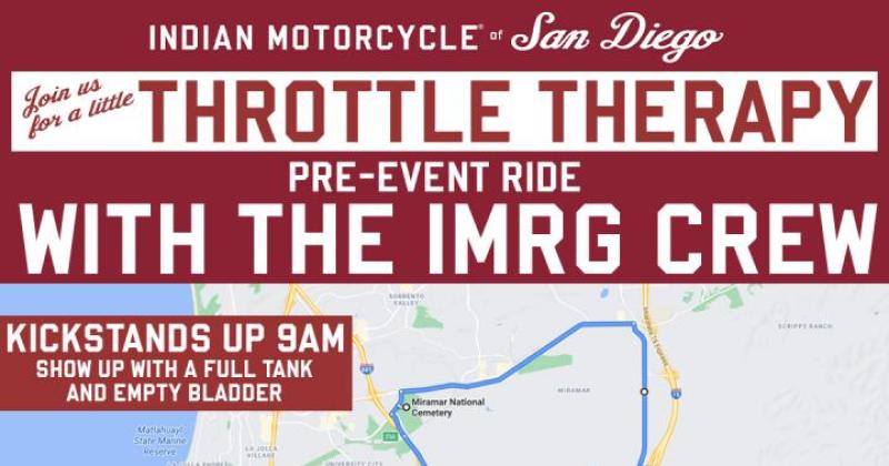 Throttle Therapy event pre-ride