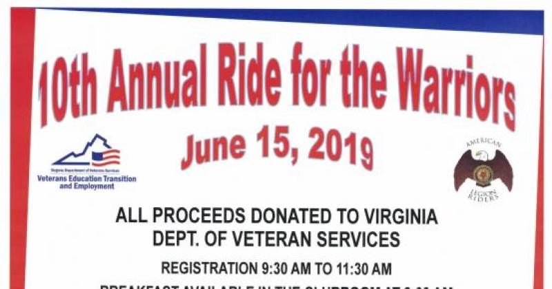 Ride for the warriors 