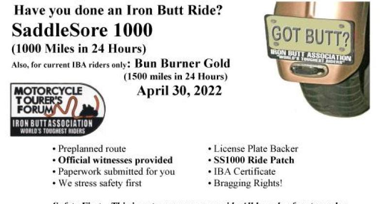 MTF Iron Butt Ride 
