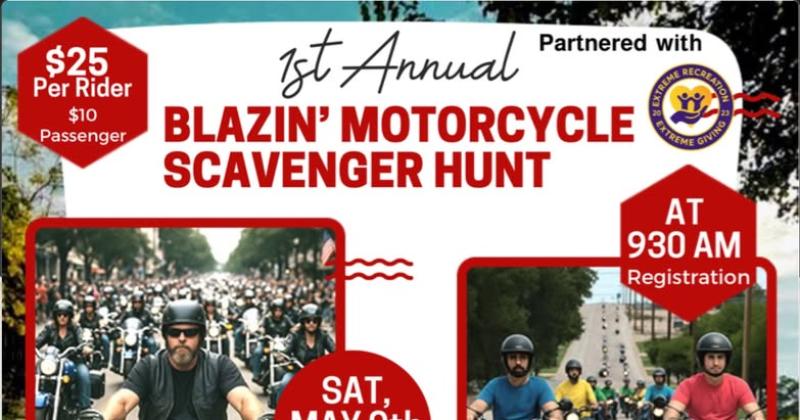 Blazin’ Motorcycle Scavenger Hunt