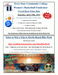 Terra State Women's Basketball Poker Run / Raffle