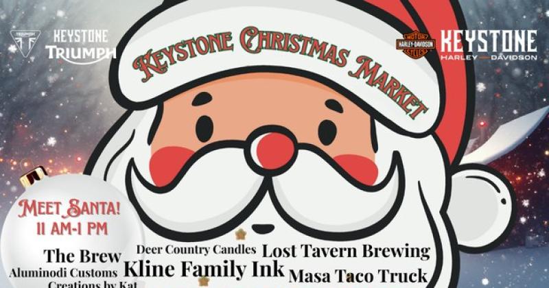 Keystone Christmas Market-Santa 11am-1pm