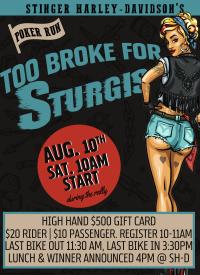 Too Broke For Sturgis Poker Run