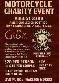Motorcycle Charity Event with Punishers LEMC