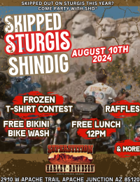 Skipped Sturgis Shindig 