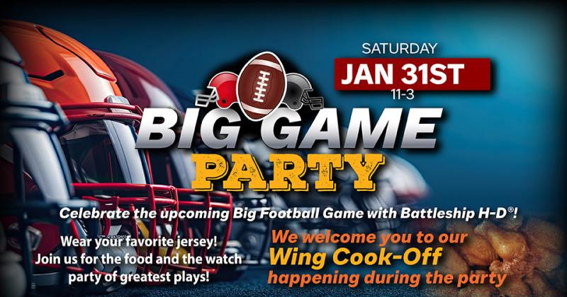 Big Game Party at Battleship Harley-Davidson