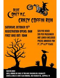 Blue Comet MC Crazy Coffin Run