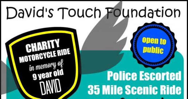 David's Touch Foundation Charity Motorcycle Ride in Memory of David