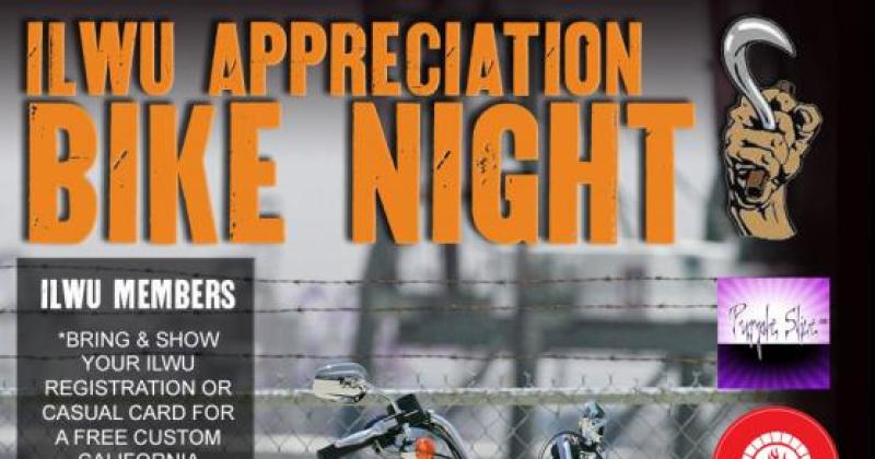 CAH-D's ILWU Appritiation Bike Night