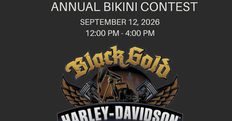  Black Gold Harley-Davidson Annual Bikini Contest