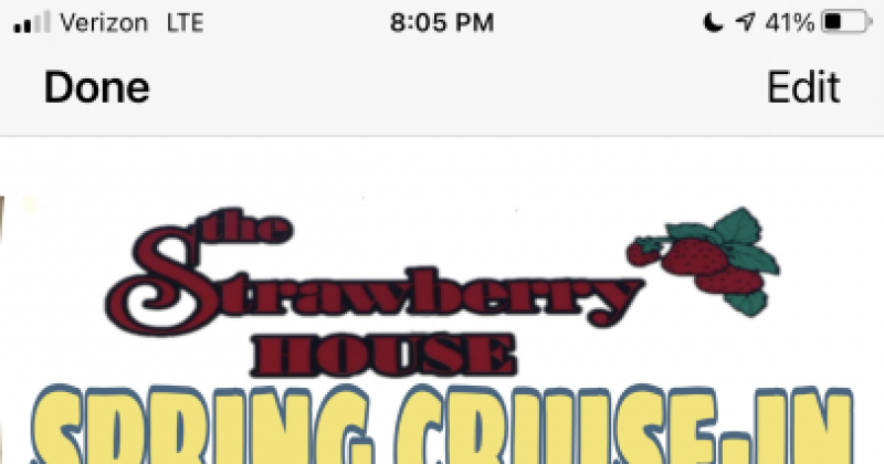 Strawberry house spring cruise