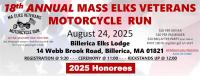 Mass Elks Veterans Motorcycle Run - Billerica