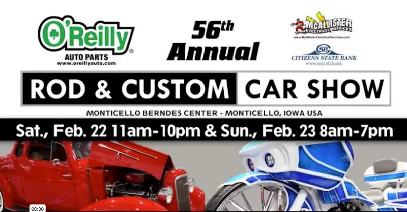 O'Reilly 2026 Rod, Custom Car & Motorcycle Show 